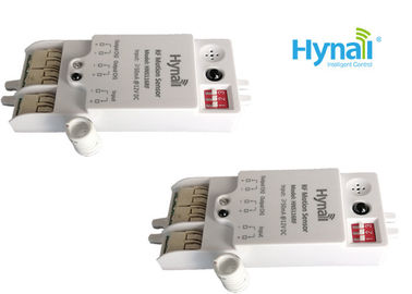 سنسور حرکت مایکروویو بی سیم 12 ولت DC RF HNS116RF تنظیم توسط کنترل از راه دور IR